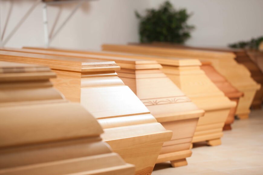 Ứng dụng giấy gỗ để sản xuất quan tài